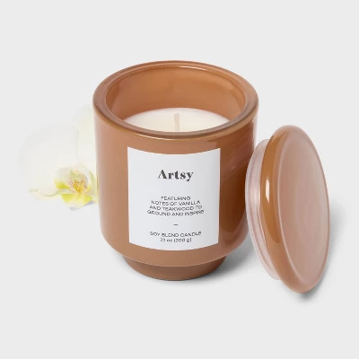 Lidded Jar Candle 7.1oz - Room Essentials™ 2 Lidded Jar Candle 7.1oz - Room Essentials™ - Image 2