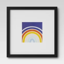 Set Of 9 Gallery Frame Set 10" X 10" Matted To 5" X 5" Black - Room Essentials™ -Room Essentials™ GUEST 06635b16 af13 4f89 a28a 705565749ad0