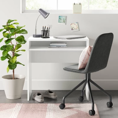 Compact Dorm Desk White - Room Essentials™ 1 Compact Dorm Desk White - Room Essentials™