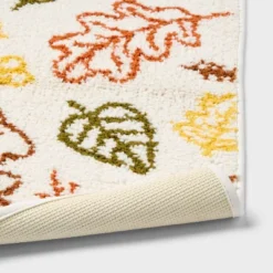17"x24" Fall Leaves Non-Slip Harvest Bath Rug Cream - Room Essentials™ 5 17"x24" Fall Leaves Non-Slip Harvest Bath Rug Cream - Room Essentials™ -Room Essentials™ GUEST 09b12298 3553 476d 8c0e 28449ea238c8