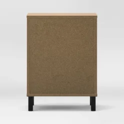 Mixed Materials Wood And Metal Nightstand Updated Base Natural Wood - Room Essentials™ -Room Essentials™ GUEST 0cb60a40 16d3 465b 9b62 b2d40b9d5e54