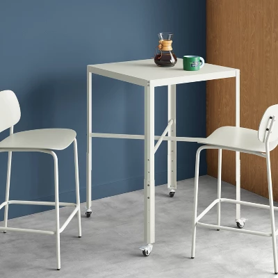 Adjustable Dorm Bistro Table Off-White - Room Essentials™ 1 Adjustable Dorm Bistro Table Off-White - Room Essentials™