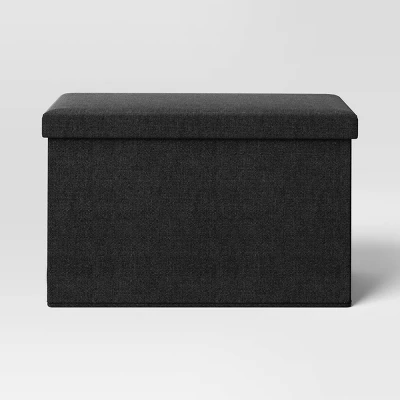 24" Collapsible Dorm Storage Ottoman - Room Essentials™ 1 24" Collapsible Dorm Storage Ottoman - Room Essentials™