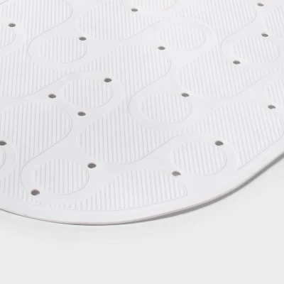 15"x27" Rounded Bath Mat White - Room Essentials™ 2 15"x27" Rounded Bath Mat White - Room Essentials™ - Image 2