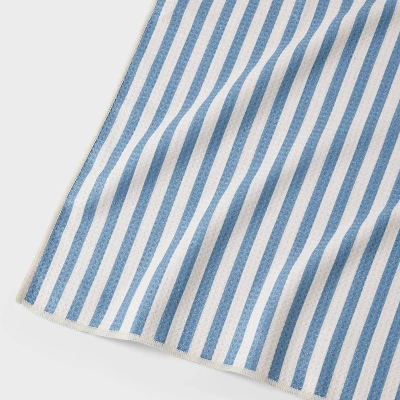 Quick Dry Striped Waffle Towel Blue - Room Essentials™ 2 Quick Dry Striped Waffle Towel Blue - Room Essentials™ - Image 2
