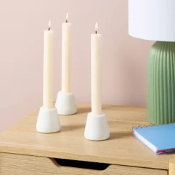 Room Essentials™ 41 Taper Candle 3pk - Room Essentials™