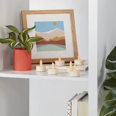 24ct Twist-Flame LED Tealight Candles (Cream) - Room Essentials™ 1 24ct Twist-Flame LED Tealight Candles (Cream) - Room Essentials™