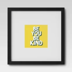 Set Of 9 Gallery Frame Set 10" X 10" Matted To 5" X 5" Black - Room Essentials™ -Room Essentials™ GUEST 193e0dd6 4c0e 4a37 a372 def94eceb680