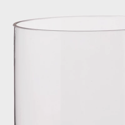Clear Hurricane 3" X 4" Pillar Candle Holder - Room Essentials™ 2 Clear Hurricane 3" X 4" Pillar Candle Holder - Room Essentials™ - Image 2