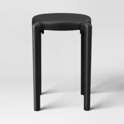 Recycled Plastic Dorm Accent Side Table Black - Room Essentials™ 6 Recycled Plastic Dorm Accent Side Table Black - Room Essentials™ -Room Essentials™ GUEST 1f15d1f1 cc65 4a32 adf0 c063d65911e2