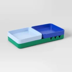 3pc Stackable Melamine Decorative Trays - Room Essentials™ -Room Essentials™ GUEST 219cdf7d 945c 4cb8 bdbc 483ee63f1162