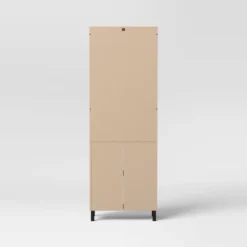 Mixed Material Library Bookcase With Doors Natural Wood - Room Essentials™ -Room Essentials™ GUEST 23b74d86 cbfd 400d be35 9dbee8824b78