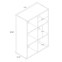 11" 6 Cube Organizer Shelf - Room Essentials 33 11" 6 Cube Organizer Shelf - Room Essentials -Room Essentials™ GUEST 23bb23fc faa0 480e beca eadbe5bf7daa