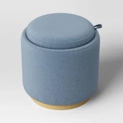 Round Upholstered Storage Ottoman - Room Essentials™ 12 Round Upholstered Storage Ottoman - Room Essentials™ -Room Essentials™ GUEST 25ec3a51 5242 4bf1 a4dc 8a42491eb695