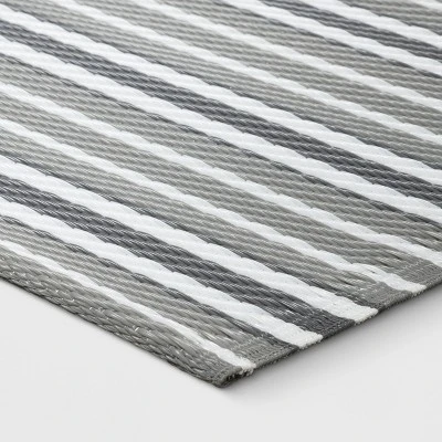 Striped Indoor/Outdoor Rug - Room Essentials™ 2 Striped Indoor/Outdoor Rug - Room Essentials™ - Image 2