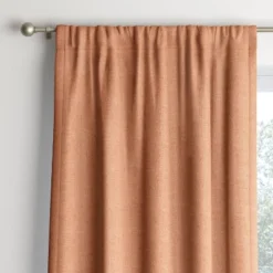 Room Darkening Heathered Thermal Window Curtain Panel Orange - Room Essentials™ -Room Essentials™ GUEST 2808d58c 6d7f 40ec bcc5 51677ac3209f