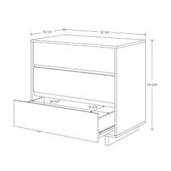 Modern 32" Wide 3 Drawer Dresser - Room Essentials™ 15 Modern 32" Wide 3 Drawer Dresser - Room Essentials™ -Room Essentials™ GUEST 2a951fcb 02d7 4c3c 9a9a acb811154e77