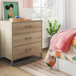 Mixed Material 3 Drawer Dresser - Room Essentials™ -Room Essentials™ GUEST 2ac59a8a 34a8 4a1e 9c55 f41f99711a8d