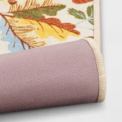 2'x3' Washable Leaf Harvest Scatter Woven Accent Rug Cream/Orange/Green - Room Essentials™ 5 2'x3' Washable Leaf Harvest Scatter Woven Accent Rug Cream/Orange/Green - Room Essentials™ -Room Essentials™ GUEST 2c37c49b f83f 429e b4f7 240a2c37caff