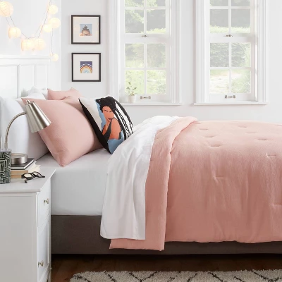 Microfiber Micro Texture Comforter - Room Essentials™ 1 Microfiber Micro Texture Comforter - Room Essentials™