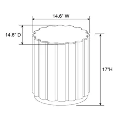 Scalloped Round Side Table Black - Room Essentials™ 5 Scalloped Round Side Table Black - Room Essentials™ -Room Essentials™ GUEST 35dbe16d a6e0 4442 b3e0 021d2ca6586f