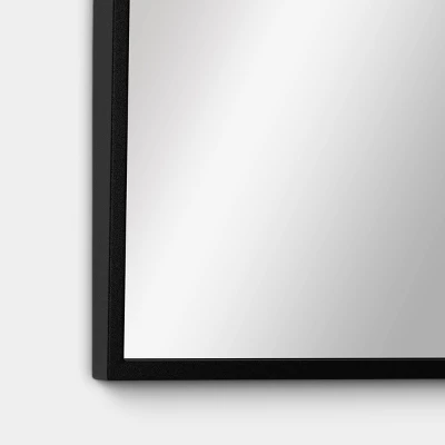 16"x59" Metal Over The Door And Floor Mirror - Room Essentials™ 2 16"x59" Metal Over The Door And Floor Mirror - Room Essentials™ - Image 2