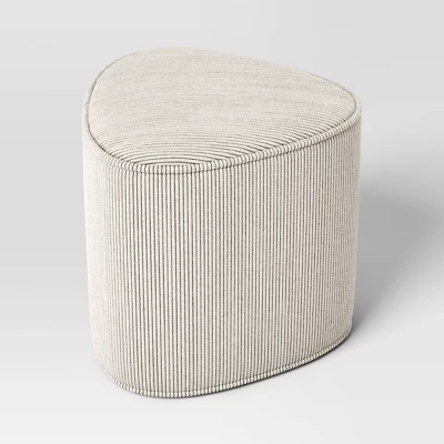 Triangular Shaped Upholstered Corduroy Ottoman - Room Essentials™ 4 Triangular Shaped Upholstered Corduroy Ottoman - Room Essentials™ - Image 4