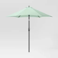 9'x9' Patio Market Umbrella - Black Pole - Room Essentials™ -Room Essentials™ GUEST 3eaaebf2 fb6c 453a 978c 1aafd47a58b4