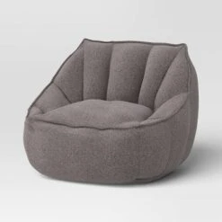 Dorm Lounge Chair Heather Gray - Room Essentials™: Polyester Upholstery, Foam Filled, No Assembly Required