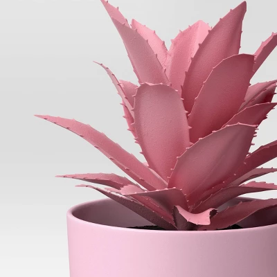 3pk 9.06" Succulent Artificial Plants Pink - Room Essentials™ 2 3pk 9.06" Succulent Artificial Plants Pink - Room Essentials™ - Image 2
