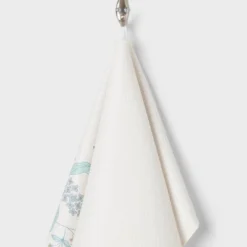 Quick Dry Floral Border Waffle Towel White - Room Essentials™ -Room Essentials™ GUEST 463fb7cc 1e17 49da ba58 2f509829cd53