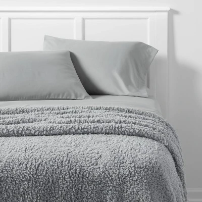 Sherpa Bed Blanket - Room Essentials 1 Sherpa Bed Blanket - Room Essentials