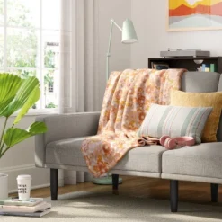 Textured Woven Cotton Square Throw Pillow - Room Essentials™