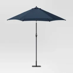 9'x9' Patio Market Umbrella - Black Pole - Room Essentials™ -Room Essentials™ GUEST 498b3bad 347f 4fbb b3a6 9c91b8015872