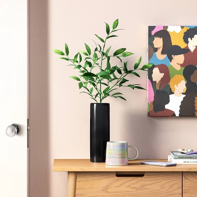 Ceramic Cylinder Decorative Vase - Room Essentials™ 1 Ceramic Cylinder Decorative Vase - Room Essentials™