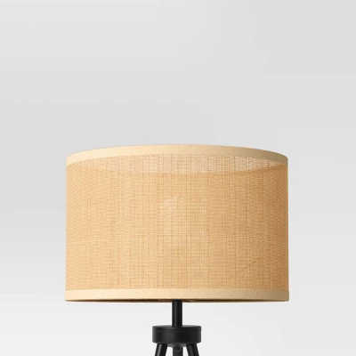 Tripod Floor Lamp With Shade Black - Room Essentials™: Modern Standing Light, ETL Listed, Metal Body 3 Tripod Floor Lamp With Shade Black - Room Essentials™: Modern Standing Light, ETL Listed, Metal Body - Image 3