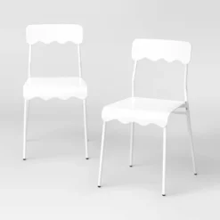 Set Of 2 Wavy Metal Dining Chair - Room Essentials™ 13 Set Of 2 Wavy Metal Dining Chair - Room Essentials™ -Room Essentials™ GUEST 4dc767ea 6fd4 4e06 a782 2da903ab9181