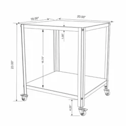 Metal Accent Rolling End Table Chalk White - Room Essentials™ 7 Metal Accent Rolling End Table Chalk White - Room Essentials™ -Room Essentials™ GUEST 51c19739 4361 4785 ab78 878da936f342