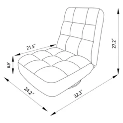 Floor Dorm Gaming Chair With Adjustable Back Navy - Room Essentials™ 9 Floor Dorm Gaming Chair With Adjustable Back Navy - Room Essentials™ -Room Essentials™ GUEST 53a369c6 ea83 40cf 80c0 0f8c44fc2061