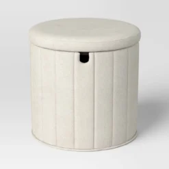 Folding Round Storage Ottoman - Room Essentials™ -Room Essentials™ GUEST 540e612d 10bc 477f 850b 4d7372072769