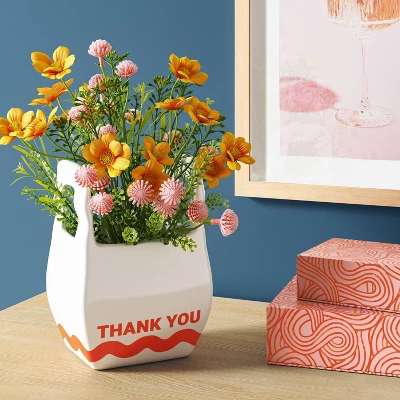 Thank You Bag Decorative Vase - Room Essentials™ 1 Thank You Bag Decorative Vase - Room Essentials™