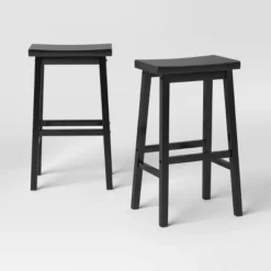 Set Of 2 29" Solid Wood Saddle Backless Barstool - Room Essentials™ 12 Set Of 2 29" Solid Wood Saddle Backless Barstool - Room Essentials™ -Room Essentials™ GUEST 5b973eb3 86f7 4ea0 ab19 dc49646326b8
