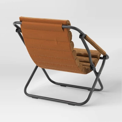 Sling Chair Caramel - Room Essentials™ 3 Sling Chair Caramel - Room Essentials™ - Image 3