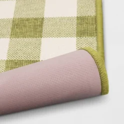 2'x3' Washable Plaid Gingham Harvest Scatter Woven Accent Rug Green - Room Essentials™ 5 2'x3' Washable Plaid Gingham Harvest Scatter Woven Accent Rug Green - Room Essentials™ -Room Essentials™ GUEST 5c50e3ec 747e 4b9d bb8c 60b5a9dab40e