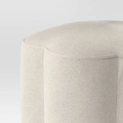 Scalloped Upholstered Ottoman - Room Essentials™ 8 Scalloped Upholstered Ottoman - Room Essentials™ -Room Essentials™ GUEST 635736e6 a717 45dc 90df fe88b146b38e
