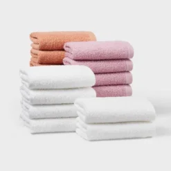 18pk Everyday Washcloths - Room Essentials™ -Room Essentials™ GUEST 6385c6be dcc5 4cdd b1f7 6a685aa84311
