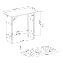 Adjustable Height Dorm Folding Table Brown - Room Essentials™ 11 Adjustable Height Dorm Folding Table Brown - Room Essentials™ -Room Essentials™ GUEST 65402c6a 0213 43d4 85bf efe9c78994d8