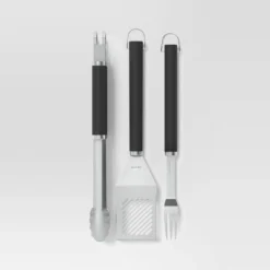 3pc Stainless Steel Grill Tool Set With Handles Light Silver - Room Essentials™: BBQ Accessories, Polypropylene Grip, No Assembly Required 7 3pc Stainless Steel Grill Tool Set With Handles Light Silver - Room Essentials™: BBQ Accessories, Polypropylene Grip, No Assembly Required -Room Essentials™ GUEST 6a70a262 f85e 4e2c b246 ab287dcc4968
