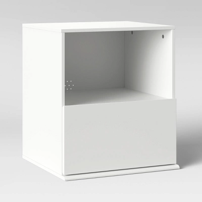 1 Drawer Modular Nightstand White - Room Essentials™ 2 1 Drawer Modular Nightstand White - Room Essentials™ - Image 2