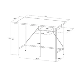 Wood And Metal Writing Desk With Storage - Room Essentials™ -Room Essentials™ GUEST 6e7ff5a2 4966 43c2 b1b6 75a03b348323